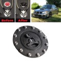 Car Modification Universal Fuel Cell Gas Tank Filler Cap with Nut(Black)