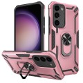 For Samsung Galaxy S23+ 5G Warship Armor 2 in 1 Shockproof Phone Case(Rose Gold)