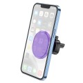 hoco H1 Car Air Outlet Magnetic Phone Holder(Purple)