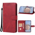For Huawei P60 Pro Leather Phone Case(Red)