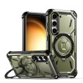 For Samsung Galaxy S23+ 5G Armor Series Holder Phone Case(Army Green)