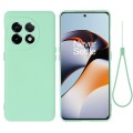 For OnePlus Ace 2 / 11R Pure Color Liquid Silicone Shockproof Full Coverage Phone Case(Green)