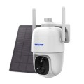 ESCAM G24 3MP WiFi Smart Night Vision Two-way Voice Intercom Solar Camera Support Full HD AI Recogni