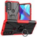 For Motorola Moto G Play 2023/G Pure/G Power 2022 Armor Bear Shockproof PC + TPU Phone Case with Rin