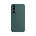 For Samsung Galaxy A14 5G Imitation Liquid Silicone Phone Case(Dark Green)