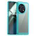 For OnePlus 11 5G Colorful Series Acrylic + TPU Phone Case(Transparent Blue)