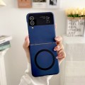 For Samsung Galaxy Z Flip3 5G Skin Feel Magnetic Shockproof Protective Phone Case(Blue)