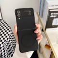For Samsung Galaxy Z Flip4 5G Skin Feel Magnetic Shockproof Protective Phone Case(Black)