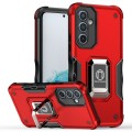 For Samsung Galaxy A54 Non-slip Shockproof Armor Phone Case with Ring Holder(Red)