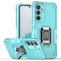 For Samsung Galaxy A54 Non-slip Shockproof Armor Phone Case with Ring Holder(Mint Green)