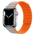 Smart Magnetic Silicone Watch Band For Apple Watch Ultra 49mm&Watch Ultra 2 49mm / Series 9&8&7 45mm