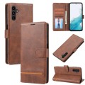For Samsung Galaxy A54 5G Classic Wallet Flip Leather Phone Case(Brown)