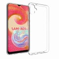 For Samsung Galaxy A05 Waterproof Texture TPU Phone Case(Transparent)