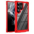 For Samsung Galaxy S24 Ultra 5G TPU + PC Lens Protection Phone Case(Red)