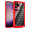 For Samsung Galaxy S24 5G TPU + PC Lens Protection Phone Case(Red)