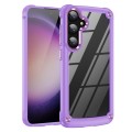 For Samsung Galaxy S24 5G TPU + PC Lens Protection Phone Case(Purple)