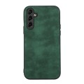 For Samsung Galaxy A24 4G Morocco Texture PU Phone Case(Green)