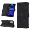 For Xiaomi Redmi Note 12 Pro+ Global / Redmi Note 12 Explorer Skin-feel Embossed Leather Phone Case(