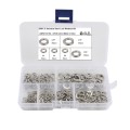 A7648 250 in 1 6 Sizes 304 Stainless Steel Split Lock Spring Washer Kit