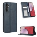 For Samsung Galaxy A24 4G Magnetic Buckle Retro Texture Leather Phone Case(Blue)
