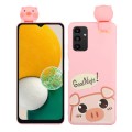 For Samsung Galaxy A34 5G Shockproof Cartoon TPU Phone Case(Cute Pig)