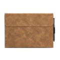For Microsoft Surface Go 3 / 2 / 1 Sheepskin All-Inclusive Shockproof Protective Case(Brown)