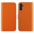 For Samsung Galaxy A54 5G Candy Color Litchi Texture Leather Phone Case(Orange)