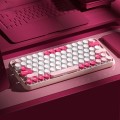 AULA F3680 Retro Color Matching Wireless/Bluetooth/Wired Three Model Mechanical Keyboard, Specificat