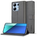 For Xiaomi Redmi Note 13 Pro 4G LC.IMEEKE Calf Texture Leather Phone Case(Grey)