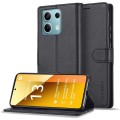 For Xiaomi Redmi Note 13 5G LC.IMEEKE Calf Texture Leather Phone Case(Black)