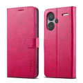 For Xiaomi Redmi Note 13 Pro+ LC.IMEEKE Calf Texture Leather Phone Case(Red)