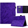 For Amazon Kindle Paperwhite / 2 / 3 / 4 Fortune Tree Pressure Flower PU Tablet Case with Wake-up /