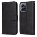 For Xiaomi Redmi Note 12 4G Global Classic Calf Texture Flip Leather Phone Case(Black)