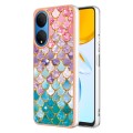For Honor X7 Electroplating IMD TPU Phone Case(Colorful Scales)