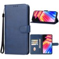 For Infinix Hot 30 Play Leather Phone Case(Blue)
