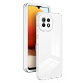 3 in 1 Clear TPU Color PC Frame Phone Case For Xiaomi Mi 11 Lite / 11 Lite 5G / 11 Lite 5G NE(White)