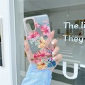 For Samsung Galaxy A34 5G High Translucent Electroplating Flower Pattern TPU + PC Phone Case(Hibiscu
