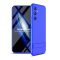 For Samsung Galaxy S23 FE 5G GKK Three Stage Splicing Full Coverage PC Phone Case(Blue)