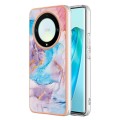 For Honor X9a / Magic5 Lite Electroplating IMD TPU Phone Case(Blue Marble)