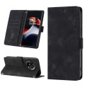 For OnePlus Ace 2 5G / 11R 5G Skin-feel Embossed Leather Phone Case(Black)