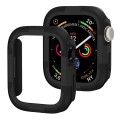 For Apple Watch Series 8 & 7 41mm Armor Frame Watch Case(Black)