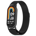 For Xiaomi Mi Band 8 Milanese Metal Watch Band(Black)