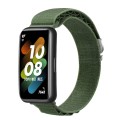 For Huawei Band 7 Loop Nylon Watch Band(Green)