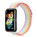 For Huawei Band 7 Loop Nylon Watch Band(Colorful)