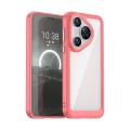 For Huawei Pura 70 Colorful Series Acrylic + TPU Phone Case(Red)