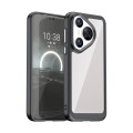 For Huawei Pura 70 Colorful Series Acrylic + TPU Phone Case(Black)