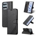 For Honor 70 Lite AZNS Sheepskin Texture Flip Leather Phone Case(Black)