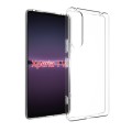 For Sony Xperia 1 V Waterproof Texture TPU Phone Case(Transparent)