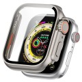 For Apple Watch Series SE 2 / 6 / SE / 5 / 4 44mm Tempered Film + PC Integrated Watch Protective Cas