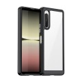 For Sony Xperia 10 V Colorful Series Acrylic + TPU Phone Case(Black)